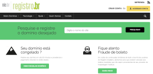 Portal do Registro.br está de cara nova