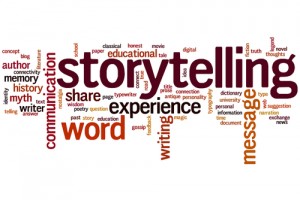 Figura - Storytelling auxilia organizações no entendimento do passado e do presente e na definição de ações para atingir o futuro almejado